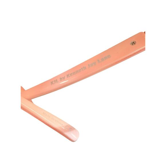 Vintage Kenneth Jay Lane KJL-41238 Blush Retro Sunglasses Jackie O Pink Bling main image 9